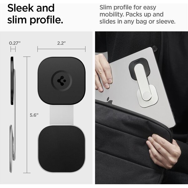 Spigen-OneTap-Monitor-Laptop-Mount-S312-nalepovaci-MagSafe-drzak-stribrny