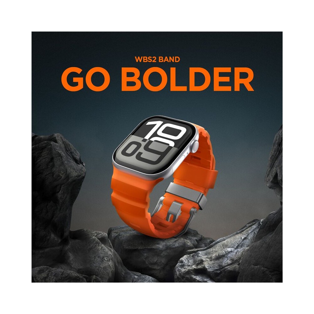 Spigen-Silicone-Band-reminek-Apple-Watch-49-46-45-44mm-oranzovy