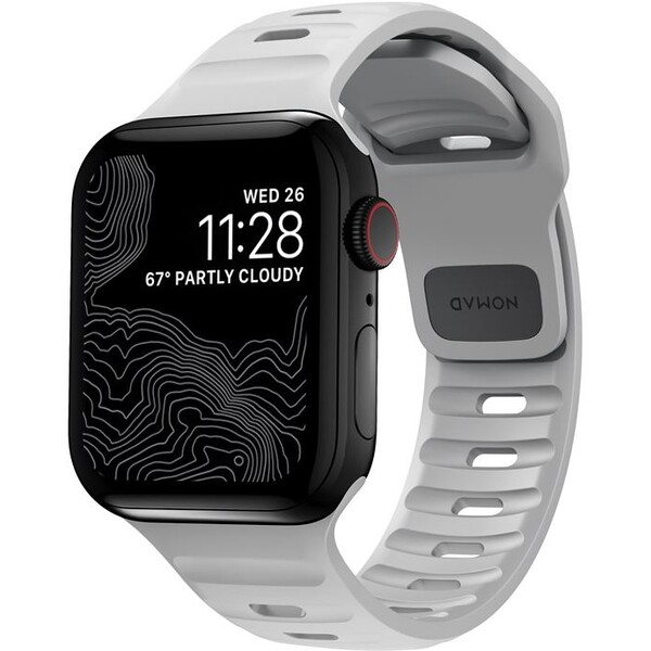 Nomad-Sport-Strap-M-L-reminek-pro-Apple-Watch-Ultra-49-45-44-42-mm-Lunar-Gray