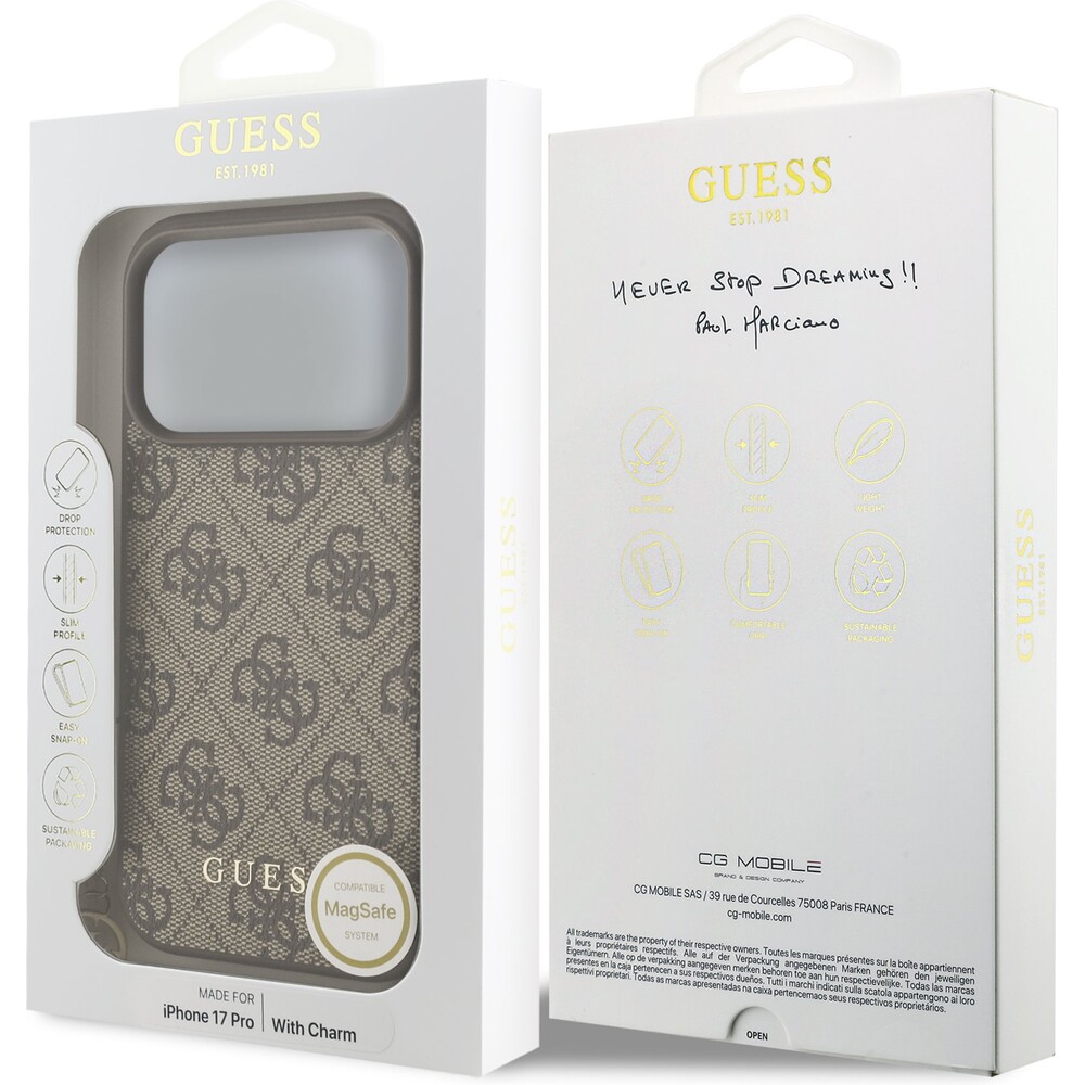 Guess-4G-Charm-kryt-iPhone-17-Pro-hnedy