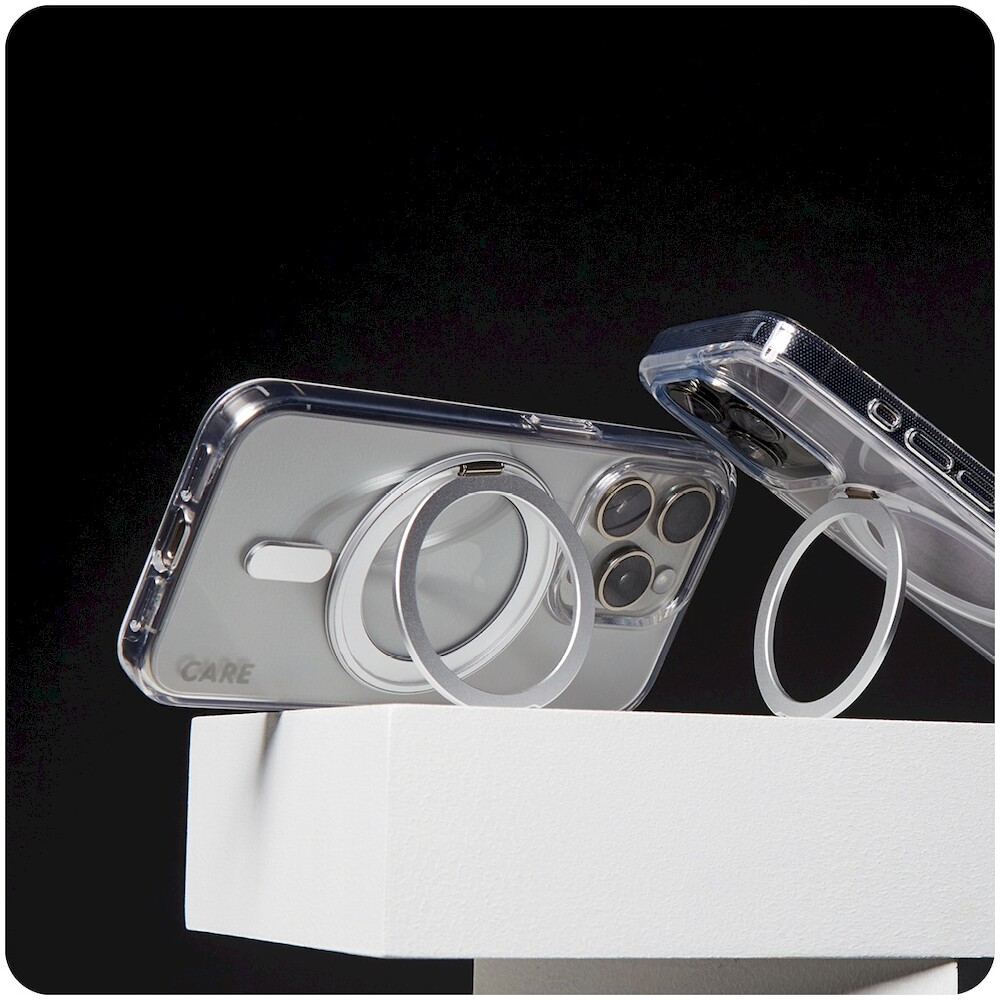 PanzerGlass-CARE-kryt-Apple-iPhone-16-Plus-MagSafe-KickStand-ciry-sedy
