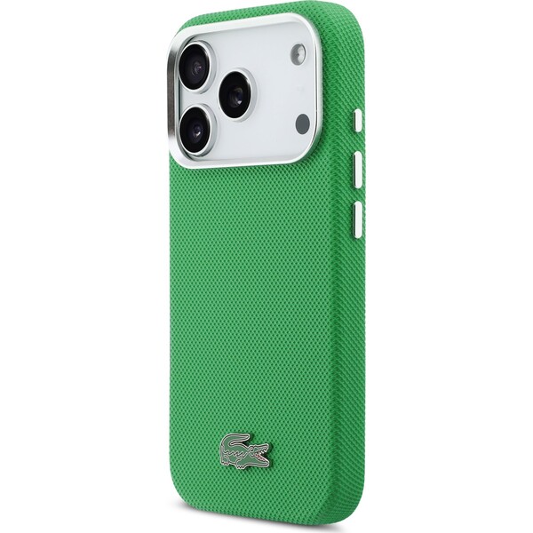 Lacoste-PVC-Iconic-Petit-Pique-Metal-Logo-MagSafe-kryt-iPhone-17-Pro-zeleny