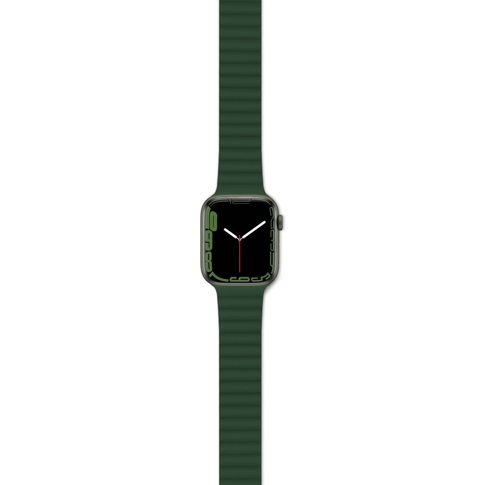 Epico-Watch-Strap-Magnetic-pro-Apple-Watch-38-40-41mm-seda-zelena