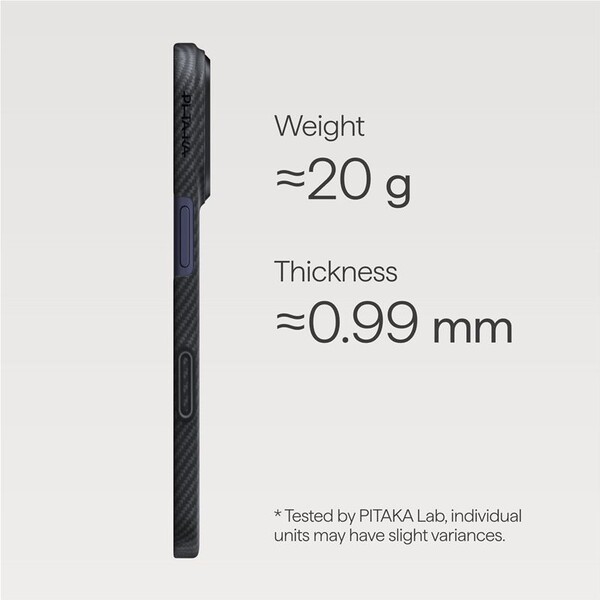 Pitaka-Ultra-Slim-Case-MagSafe-kryt-iPhone-17-Pro-Black-Grey