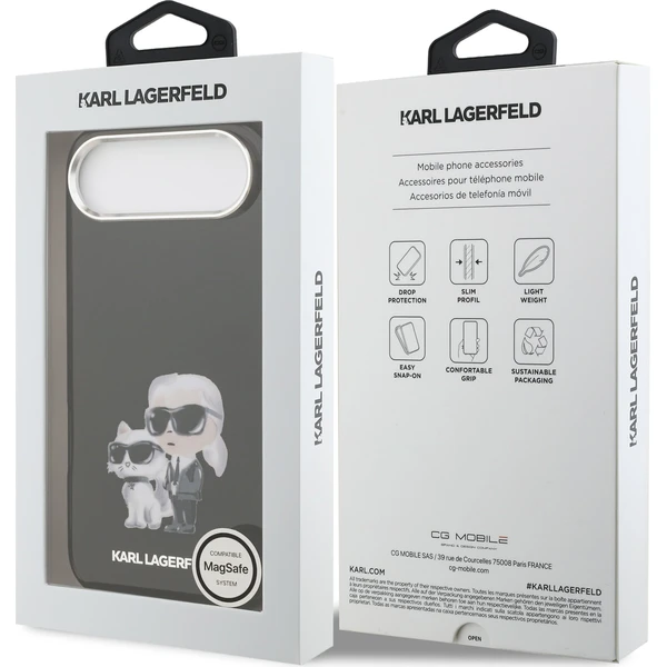 Karl-Lagerfeld-IML-Aquarelle-Karl-and-Choupette-kryt-iPhone-Air-cerny