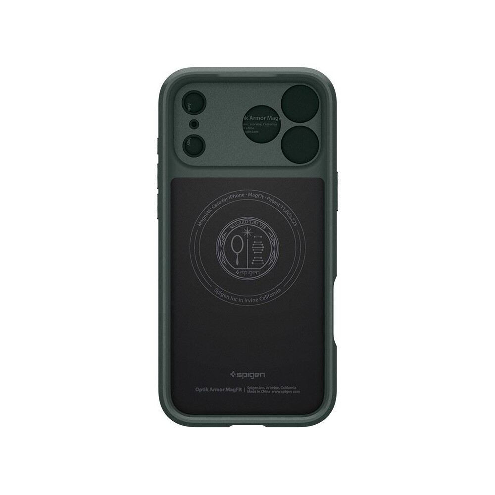 Spigen-Optik-Armor-MagSafe-kryt-iPhone-17-Pro-abyss-green