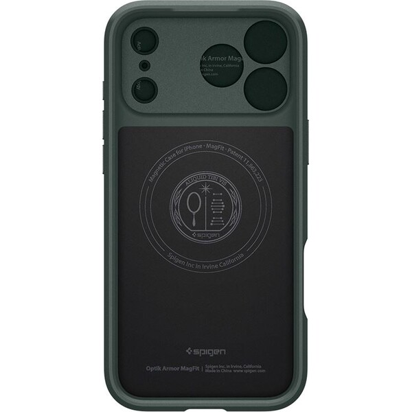 Spigen-Optik-Armor-MagSafe-kryt-iPhone-17-Pro-abyss-green