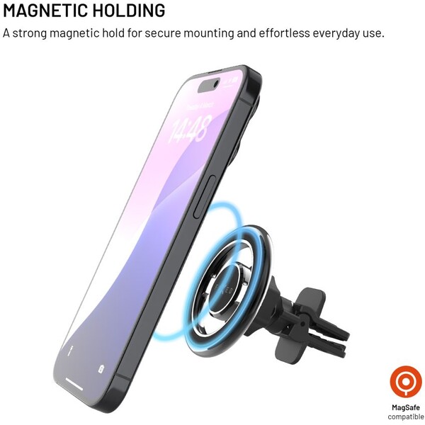 FIXED-MagMount-Vent-MagSafe-drzak-do-ventilace-cerny