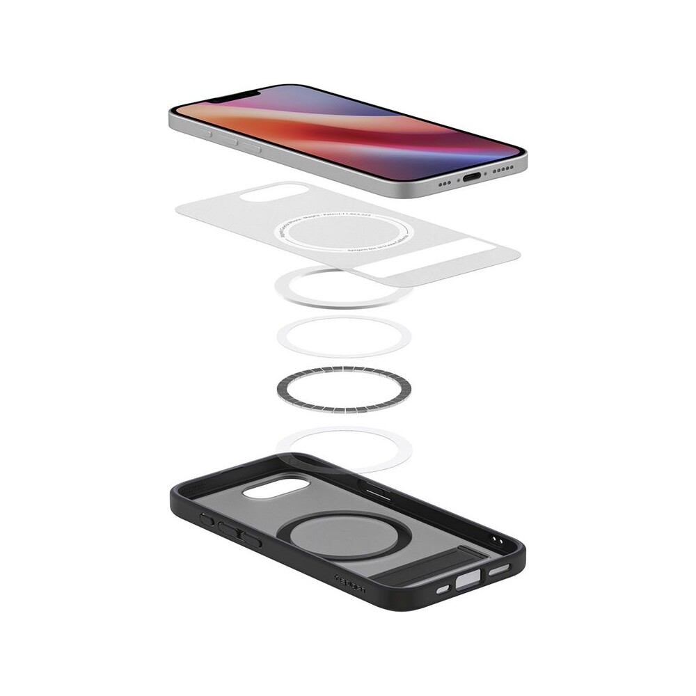 Spigen-Ultra-Hybrid-S-MagSafe-kryt-iPhone-17e-16e-frost-black