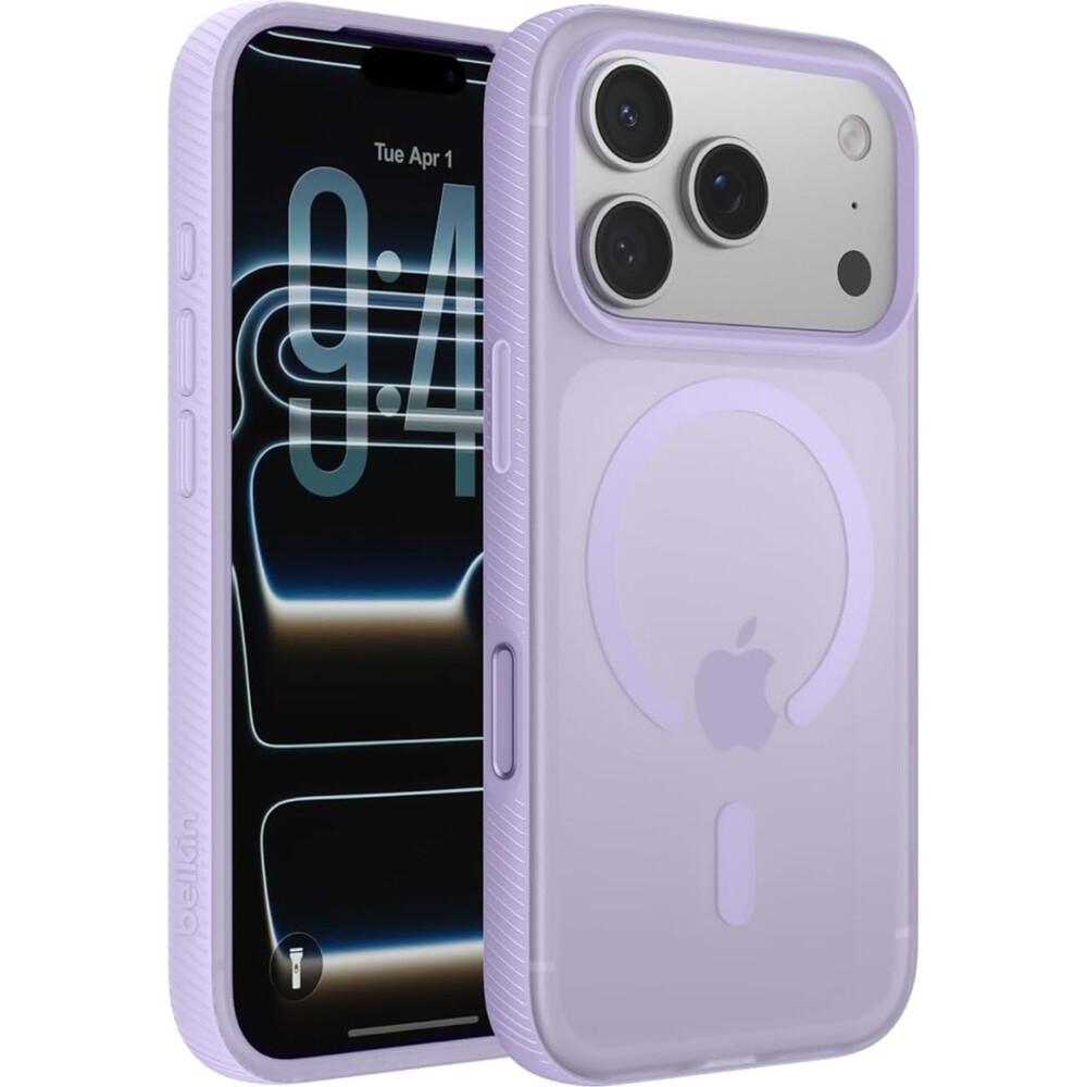 Belkin-SheerForce-Grip-MagSafe-kryt-iPhone-17-Pro-levandulovy