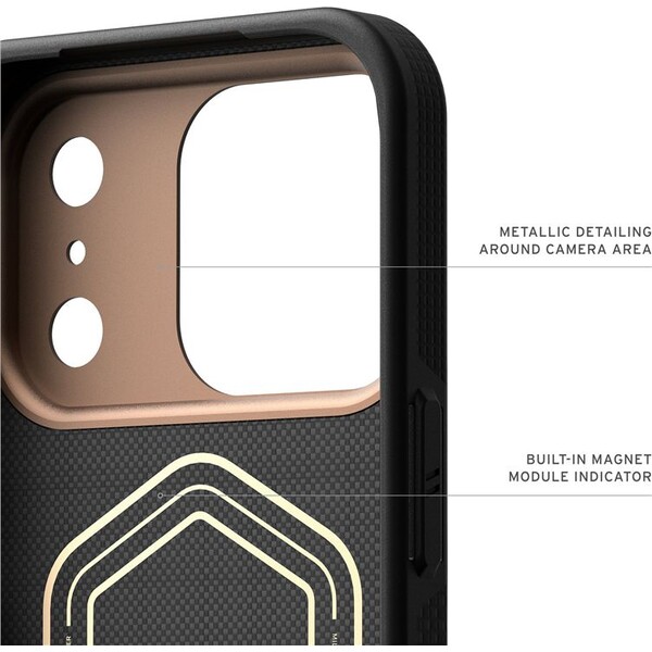 UAG-Fibr-Armr-MagSafe-kryt-iPhone-17-Pro-kevlar-cerny-bronzovy