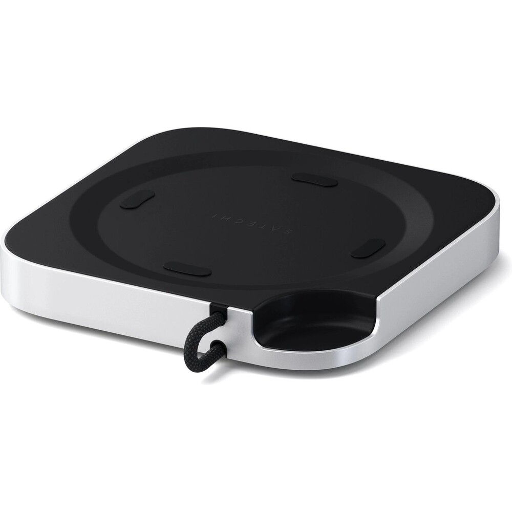 Satechi-Mac-Mini-M4-Stand-Hub-s-SSD-Enclosure-bily