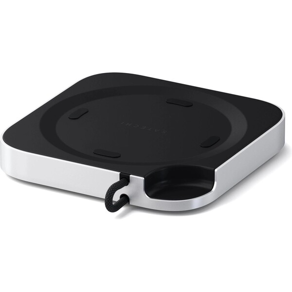 Satechi-Mac-Mini-M4-Stand-Hub-s-SSD-Enclosure-bily