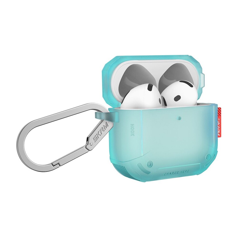 SKINARMA-Mecha-CE-pouzdro-pro-AirPods-4-tyrkysove