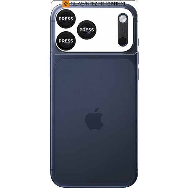 Spigen-Glass-tR-EZ-Fit-Optik-Pro-XL-sklo-na-fotoaparat-iPhone-17-Pro-Max-cerne