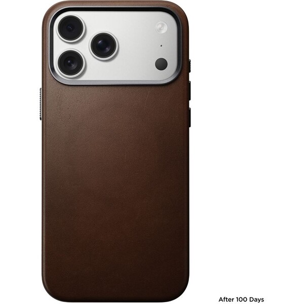 Nomad-Traditional-Leather-Case-MagSafe-kozeny-kryt-iPhone-17-Pro-Max-Brown