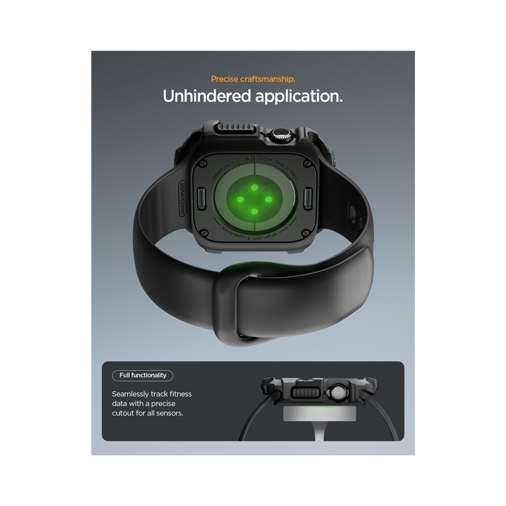 Spigen-Rugged-Armor-2-pouzdro-Apple-Watch-11-46mm-matte-black