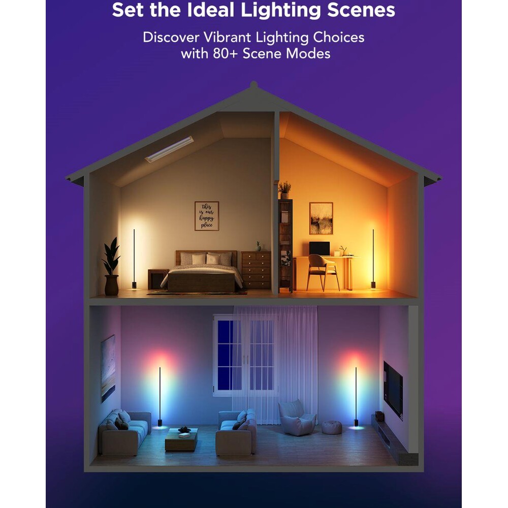 Govee-Floor-Lamp-2-Matter-RGBICWW-Smart-lampa-ovladac