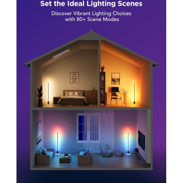 Govee-Floor-Lamp-2-Matter-RGBICWW-Smart-lampa-ovladac