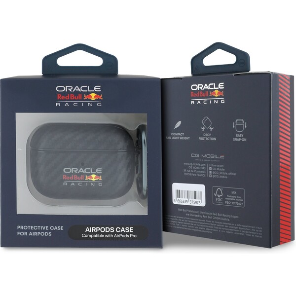 Oracle-Red-Bull-Racing-PU-karbonove-pouzdro-pro-AirPods-Pro-cerny