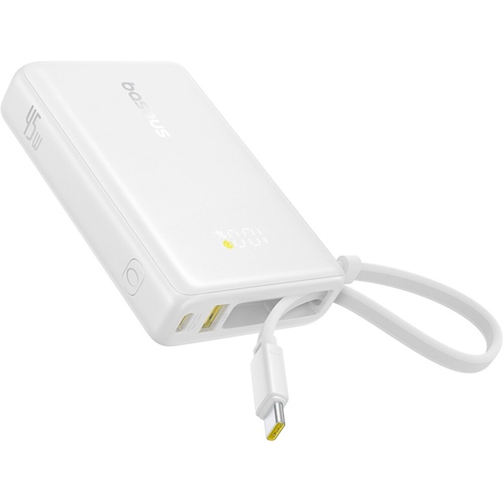 Baseus-PicoGo-powerbanka-10000mAh-45W-s-digitalnim-displejem-a-kabelem-USB-C-bila