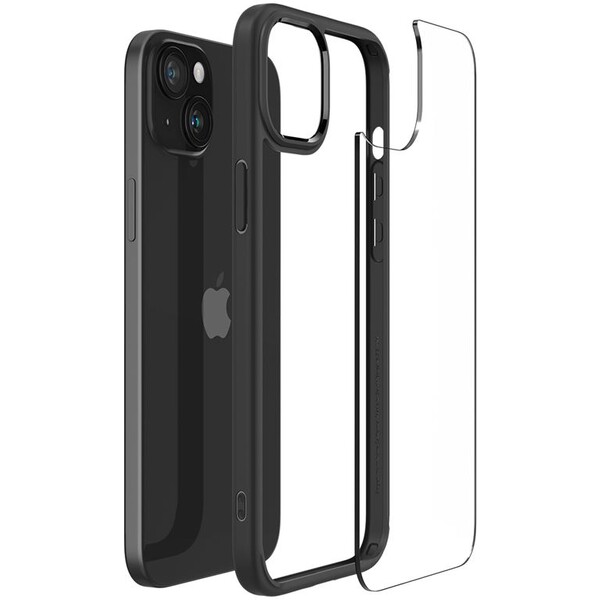 Spigen-Ultra-Hybrid-kryt-iPhone-15-matne-cerny