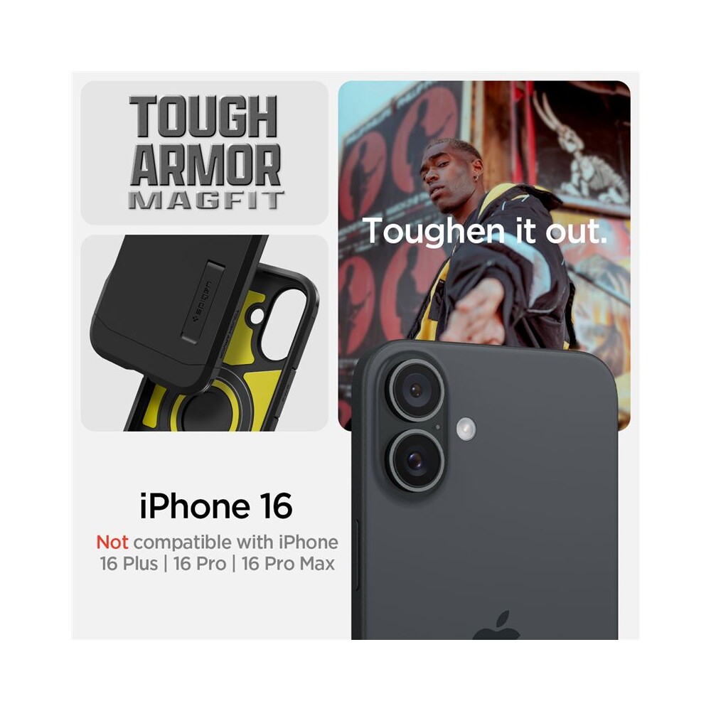 Spigen-Tough-Armor-MagSafe-kryt-iPhone-16-black