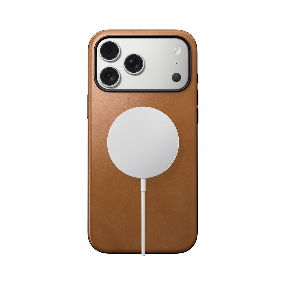 Nomad-Modern-Leather-Case-MagSafe-kozeny-kryt-iPhone-17-Pro-Max-English-Tan