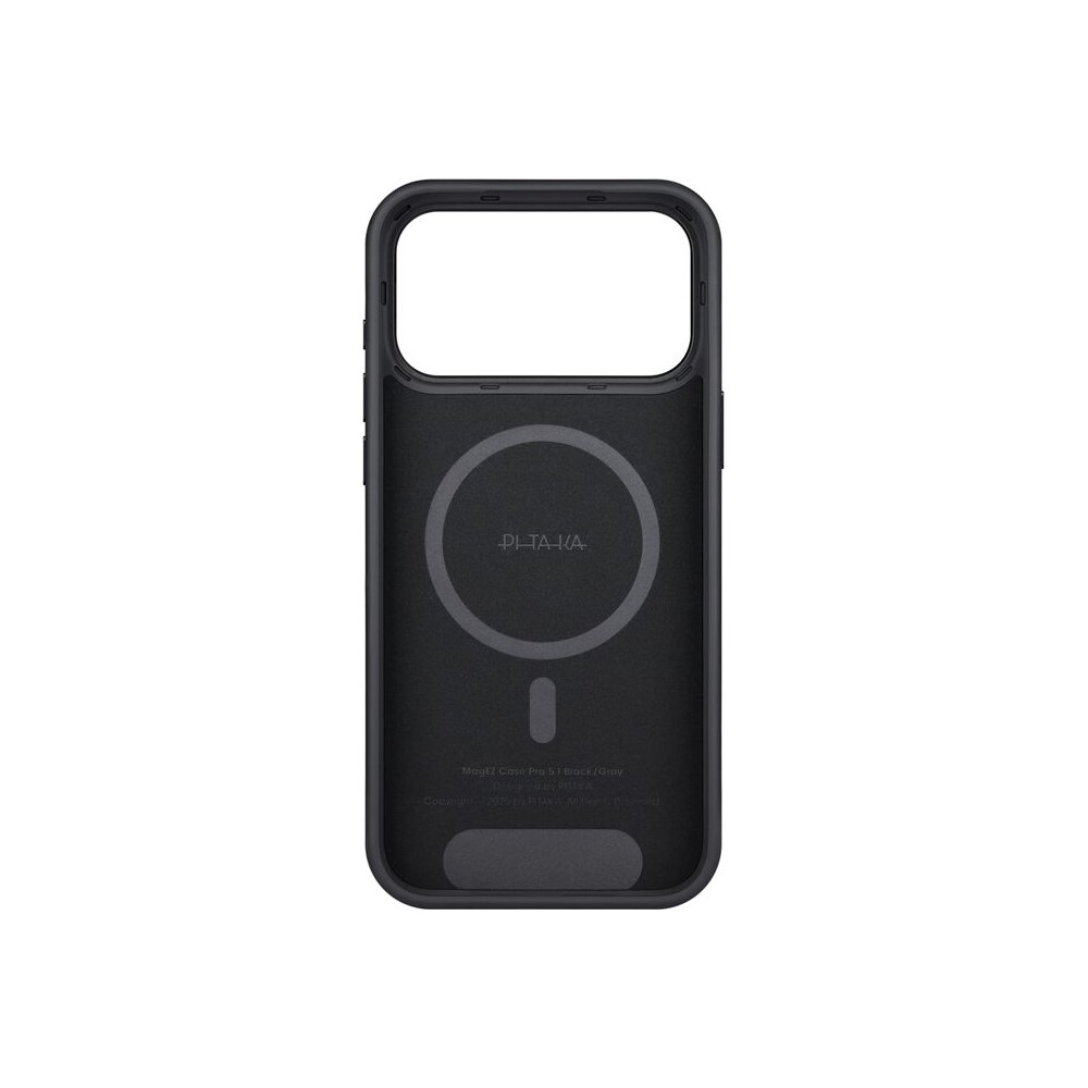 Pitaka-Aramid-UltraGuard-Case-MagSafe-kryt-iPhone-17-Pro-Max-Black-Grey