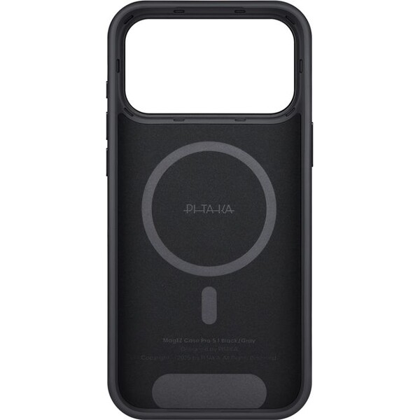 Pitaka-Aramid-UltraGuard-Case-MagSafe-kryt-iPhone-17-Pro-Max-Black-Grey