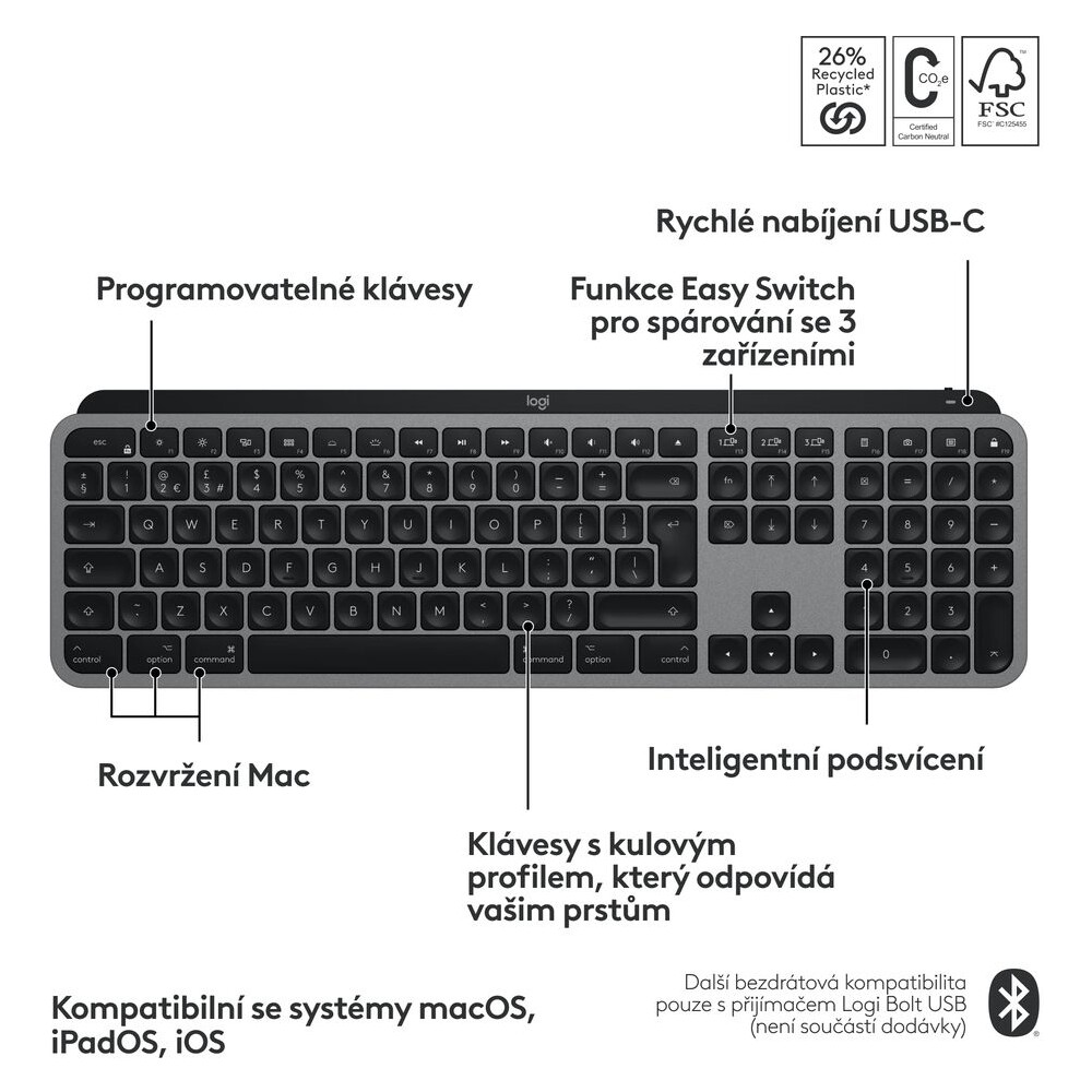 Logitech-MX-Keys-S-for-Mac-CZ-SK-bezdratova-klavesnice-vesmirne-seda