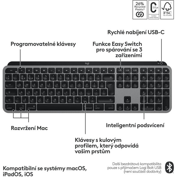 Logitech-MX-Keys-S-for-Mac-CZ-SK-bezdratova-klavesnice-vesmirne-seda