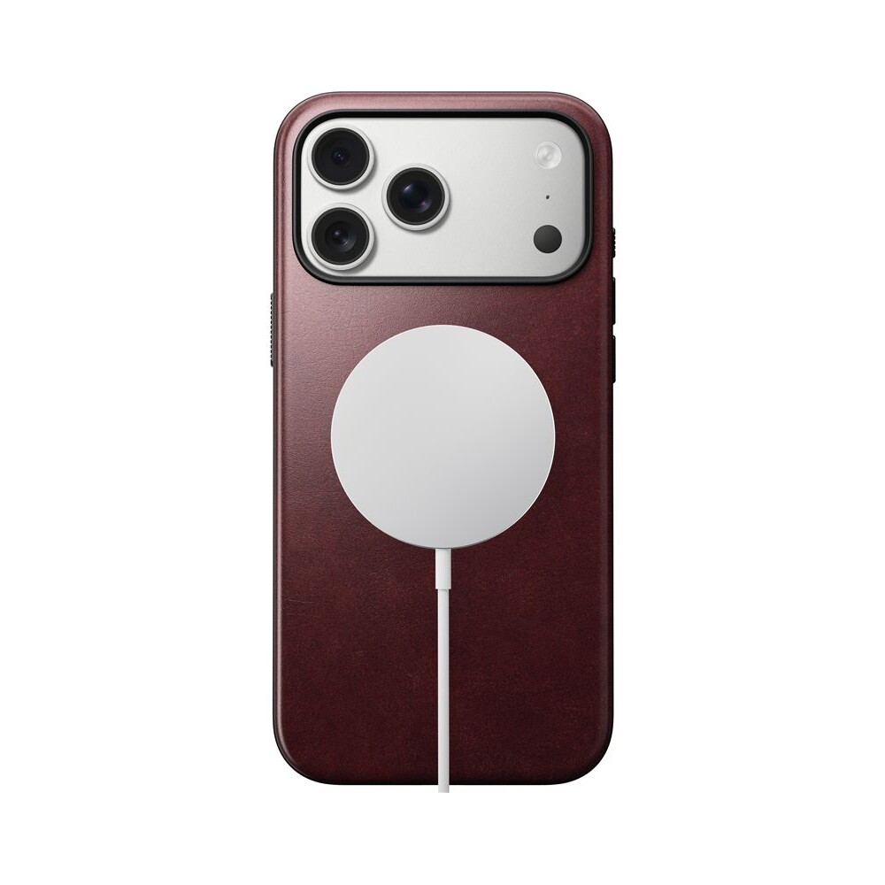 Nomad-Modern-Leather-Case-Horween-MagSafe-kozeny-kryt-iPhone-17-Pro-Max-Burgundy