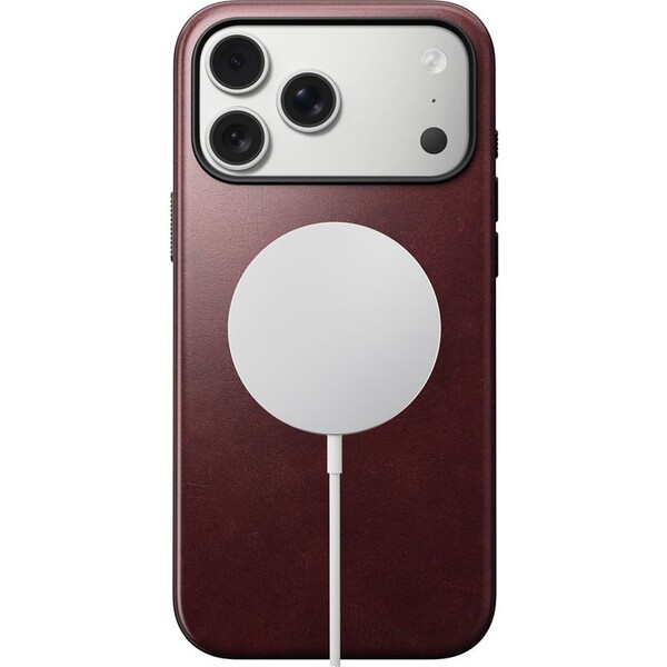 Nomad-Modern-Leather-Case-Horween-MagSafe-kozeny-kryt-iPhone-17-Pro-Max-Burgundy