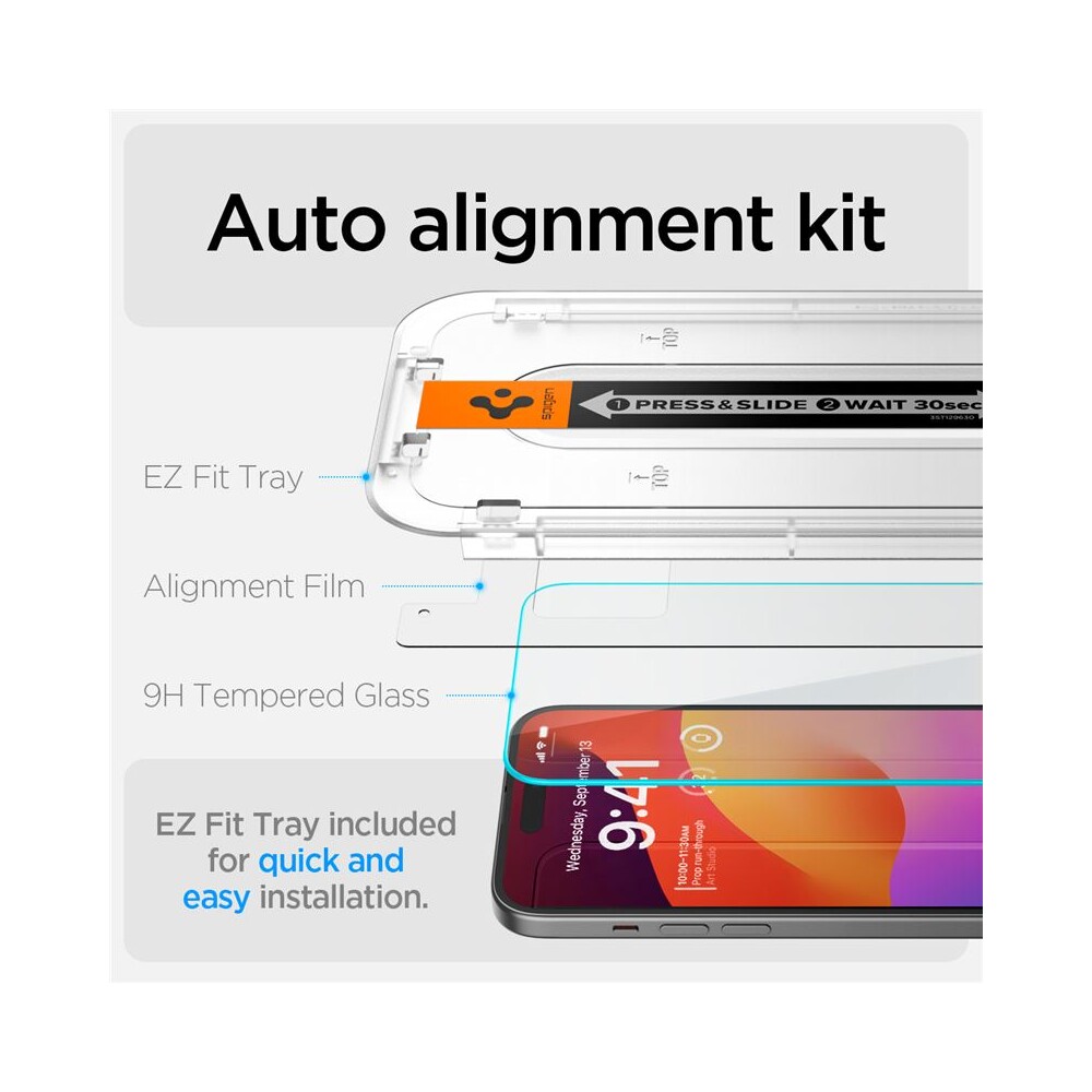 Spigen-Glass-tR-EZ-Fit-tvrzene-sklo-iPhone-16-15-cire-2-ks-