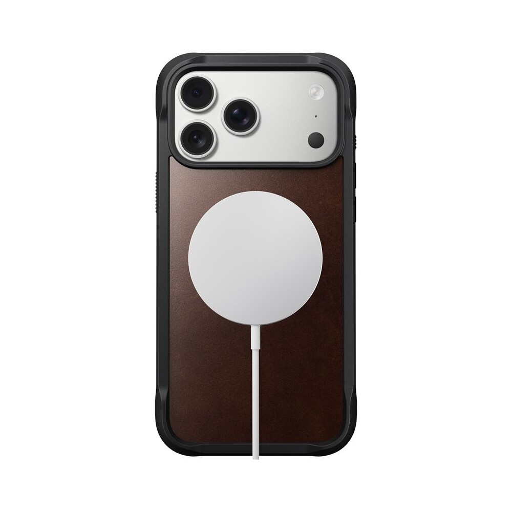 Nomad-Rugged-Leather-Case-Horween-MagSafe-kozeny-kryt-iPhone-17-Pro-Max-Rustic-Brown