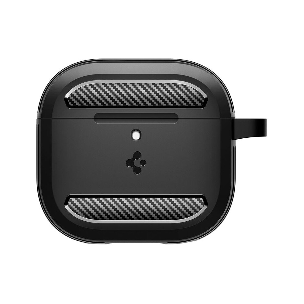 Spigen-Rugged-Armor-pouzdro-AirPods-4-matne-cerne