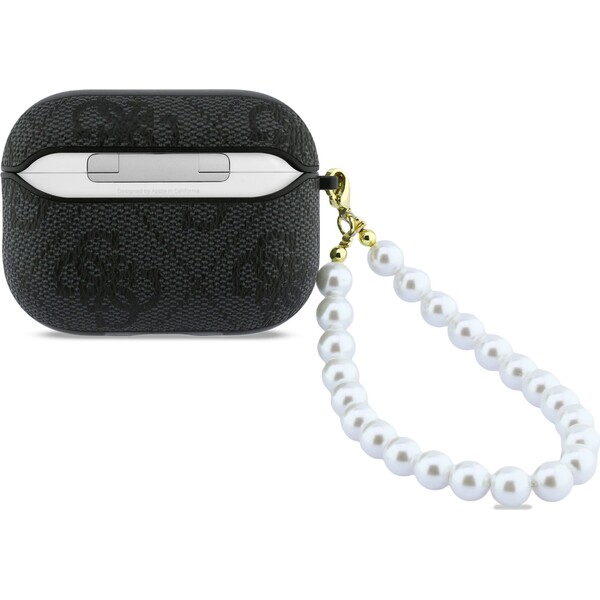 Guess-PU-4G-Classic-Logo-Pearl-Strap-pouzdro-AirPods-Pro-3-cerne