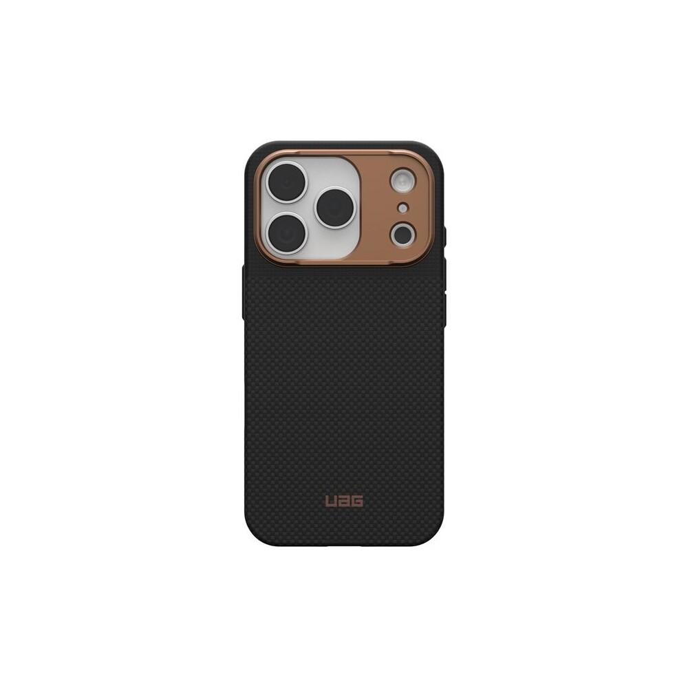 UAG-Fibr-Armr-MagSafe-kryt-iPhone-17-Pro-kevlar-cerny-bronzovy