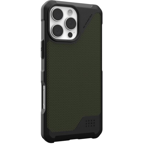 UAG-Metropolis-LT-Magsafe-Kevlar-kryt-iPhone-16-Pro-Max-olivove-zeleny