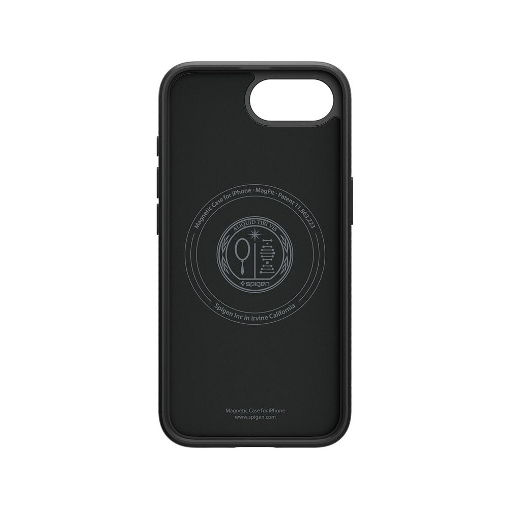 Spigen-Liquid-Air-MagSafe-kryt-iPhone-17e-16e-matne-cerny