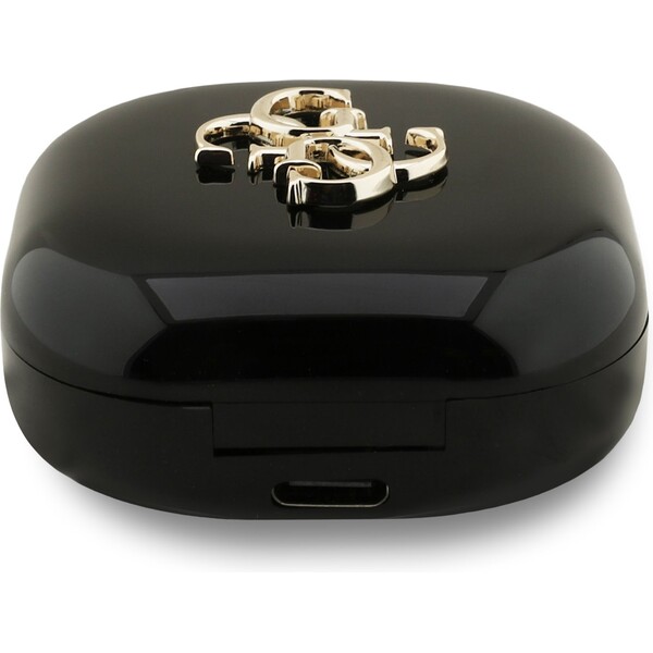 Guess-4G-Metal-Logo-TWS-Bezdratova-sluchatka-cerna