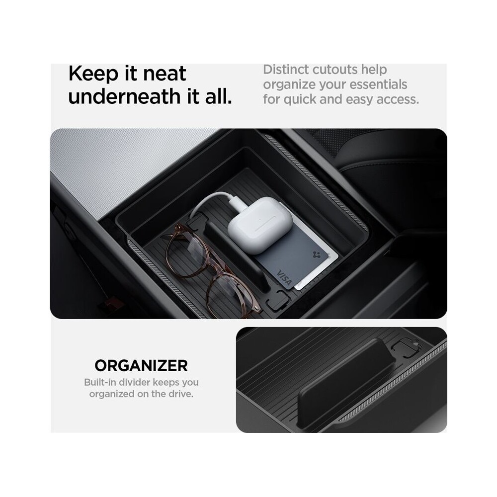 Spigen-Armrest-Console-organizer-Tesla-Model-3-2024-cerny