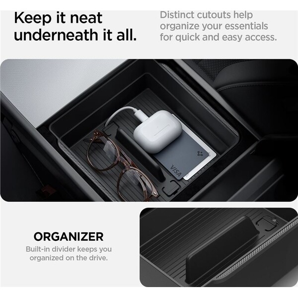 Spigen-Armrest-Console-organizer-Tesla-Model-3-2024-cerny