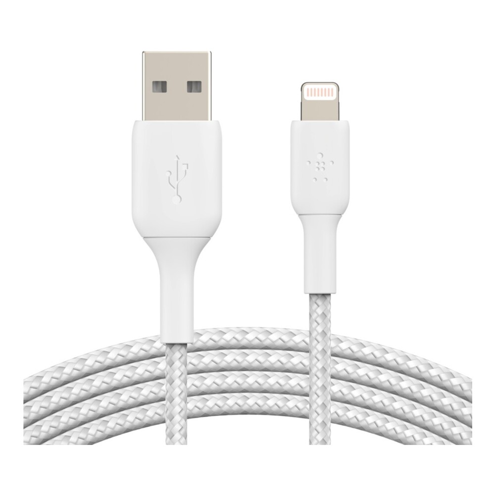 Belkin-BOOST-Charge-Braided-Lightning-USB-A-napajeci-kabel-1m-bily