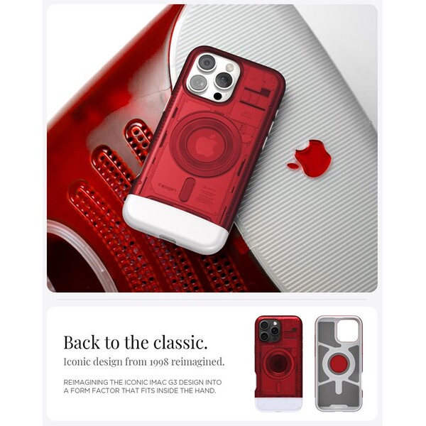 Spigen-Classic-C1-MagSafe-kryt-iPhone-16-Pro-ruby
