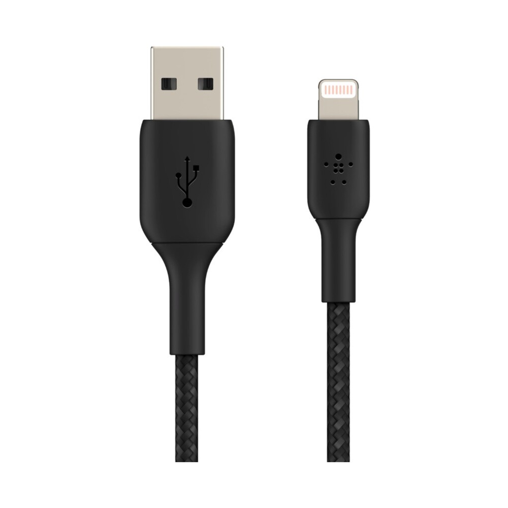 Belkin-BOOST-Charge-Braided-Lightning-USB-A-napajeci-kabel-2m-cerny