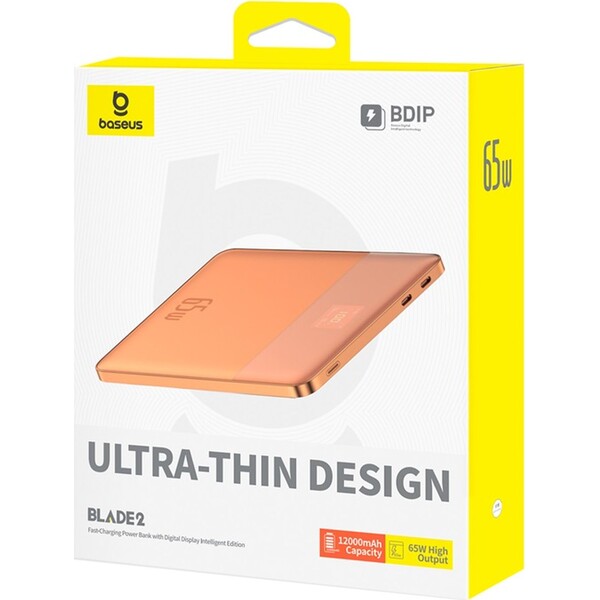 Baseus-Blade2-powerbanka-12000mAh-65W-oranzova