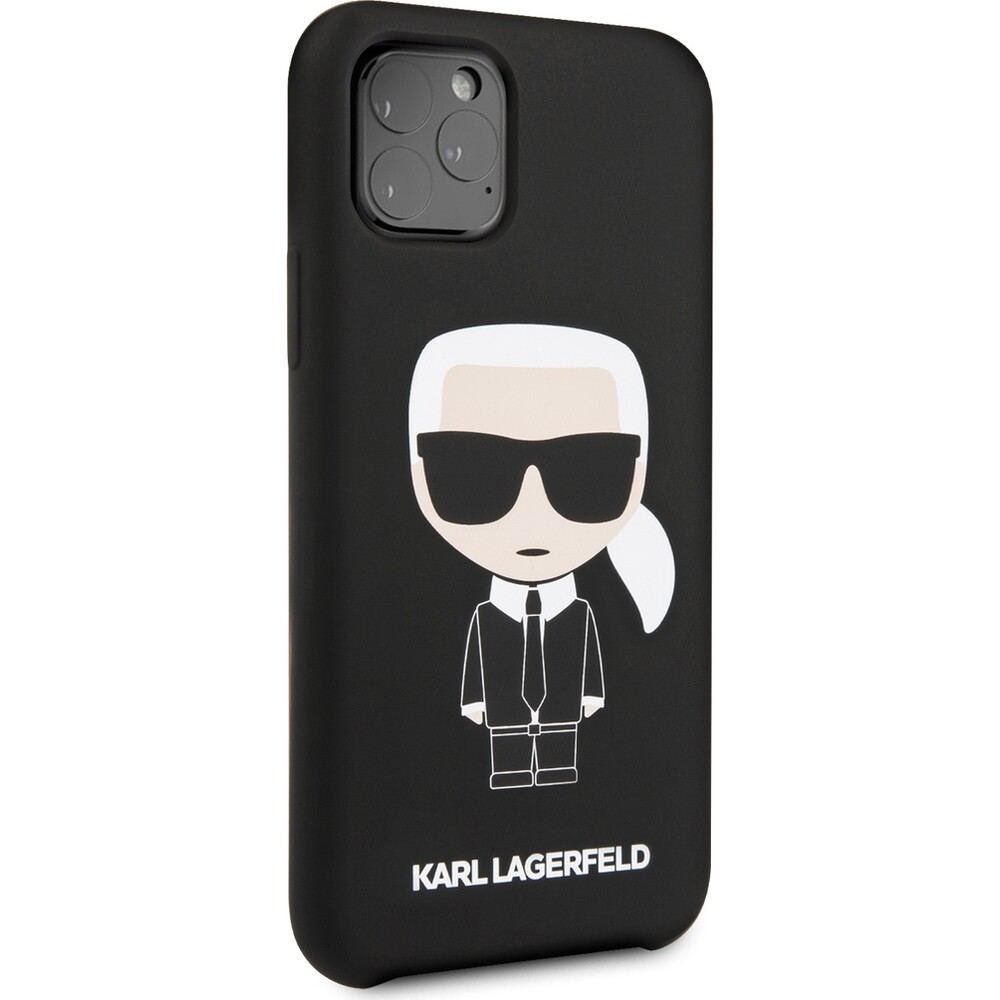 Karl-Lagerfeld-Iconic-silikonovy-kryt-iPhone-11-Pro-cerny