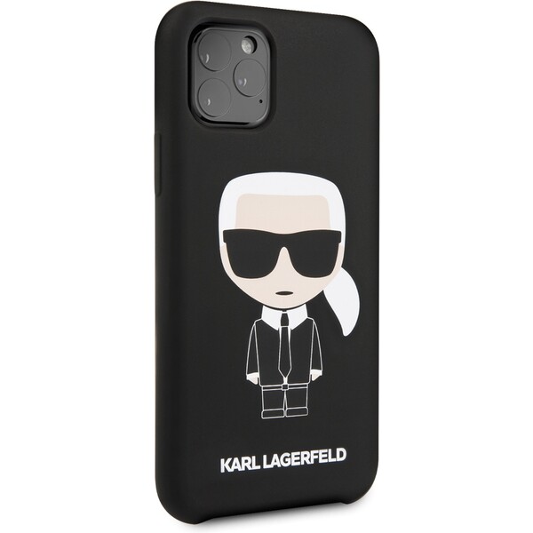 Karl-Lagerfeld-Iconic-silikonovy-kryt-iPhone-11-Pro-cerny